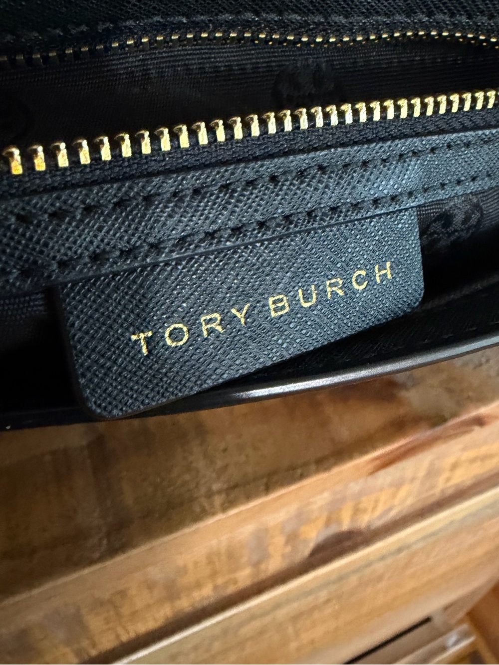 Tory Burch Emerson Small Top Handle Satchel Black No Crossbody Strap - Picture 6 of 8